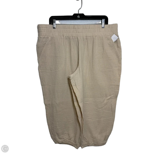 Pants Lounge By Belle By Kim Gravel In Cream, Size: Lp