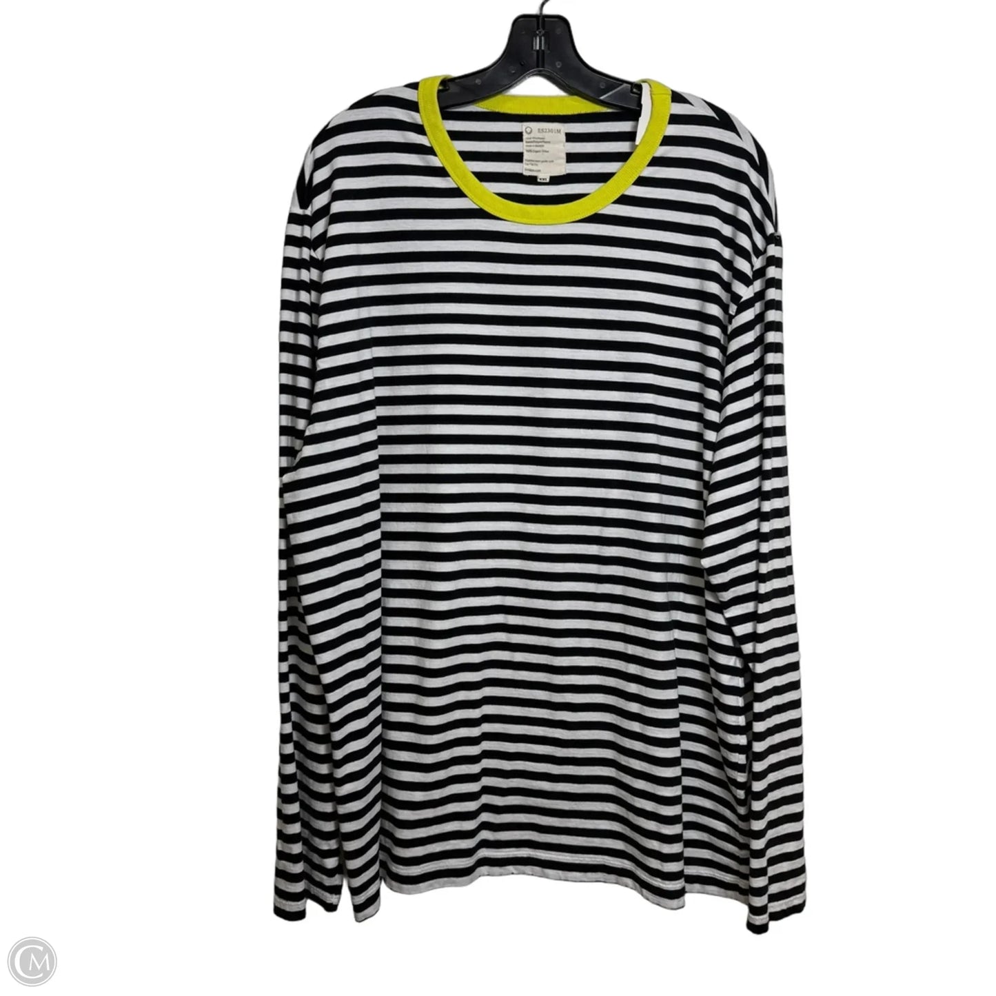 Top Long Sleeve By Clothes Mentor In Striped Pattern, Size: Xxl