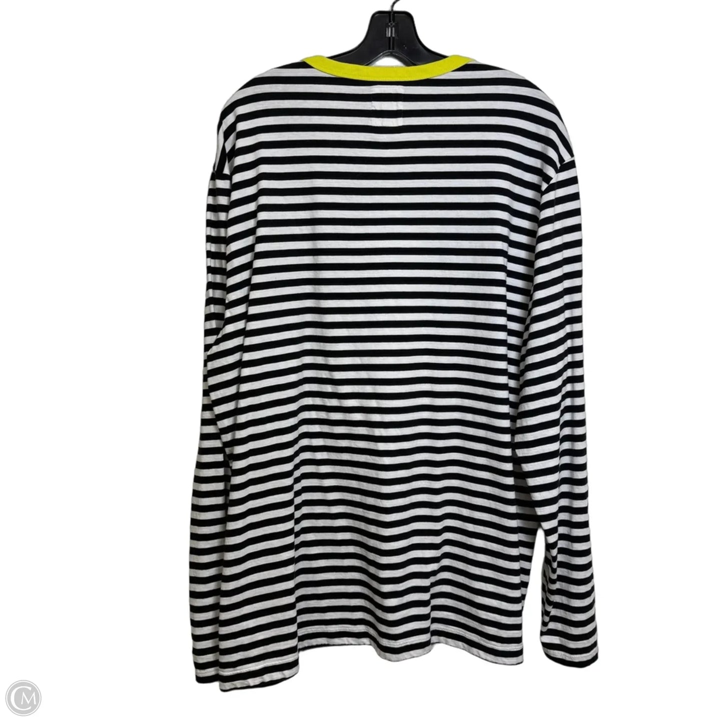 Top Long Sleeve By Clothes Mentor In Striped Pattern, Size: Xxl