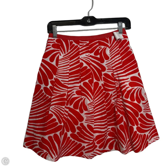 Skirt Designer By Kate Spade In Red, Size: 2