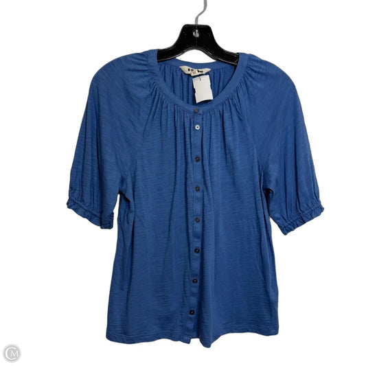Top Short Sleeve Basic By Boden In Blue, Size: S