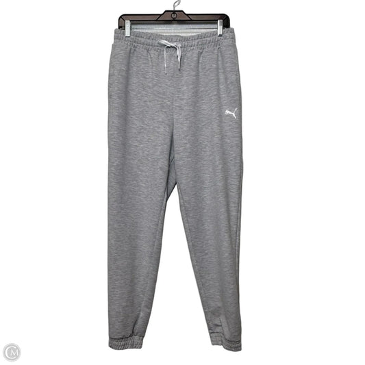 Athletic Pants By Puma In Grey, Size: M