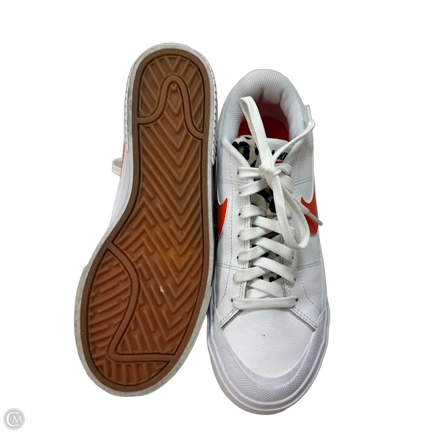 Shoes Athletic By Nike In Orange & White, Size: 8