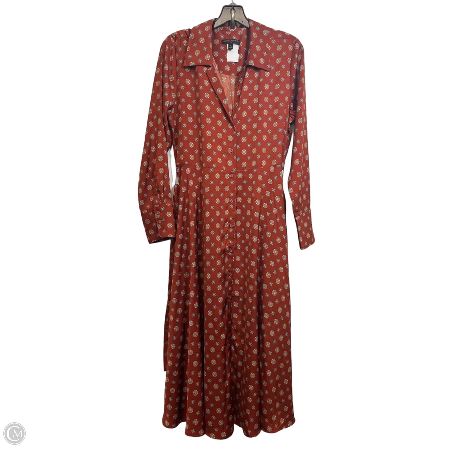 Dress Casual Maxi By Banana Republic In Bronze, Size: S
