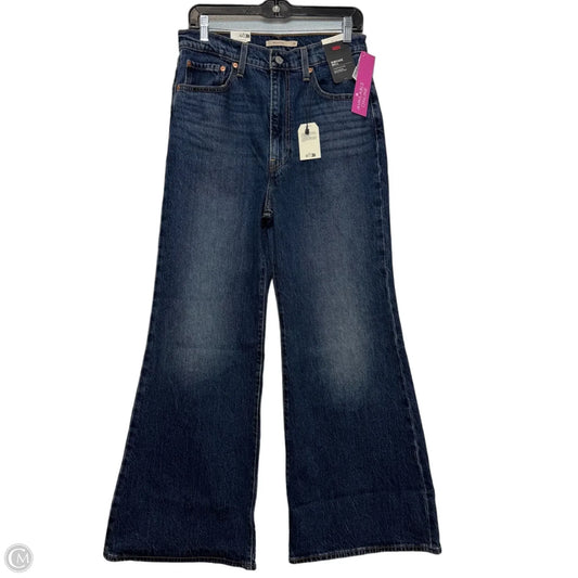 Rib cage bell Jeans Wide Leg By Levis In Blue Denim, Size: 10