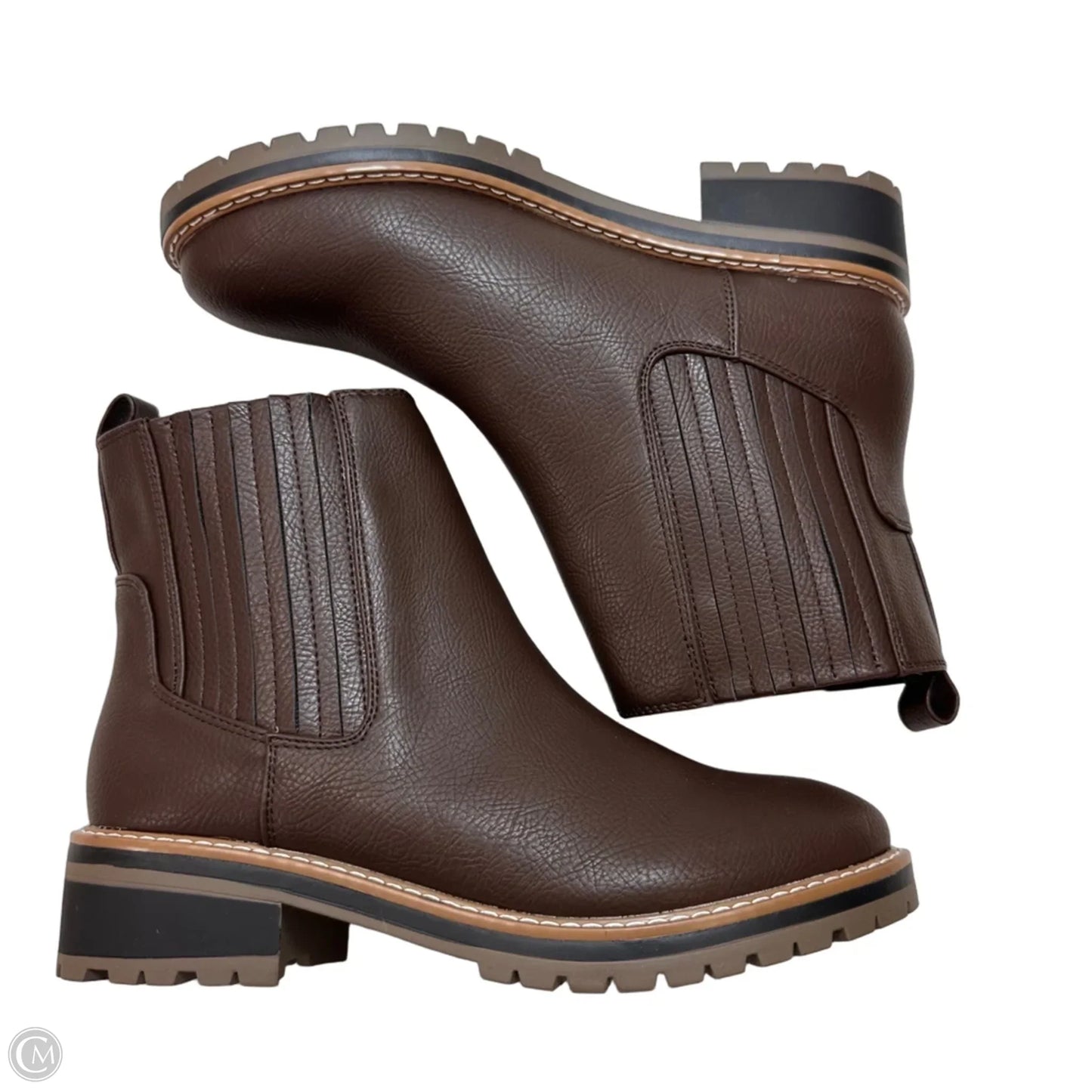 Boots Ankle Flats By Kensie In Brown, Size: 9