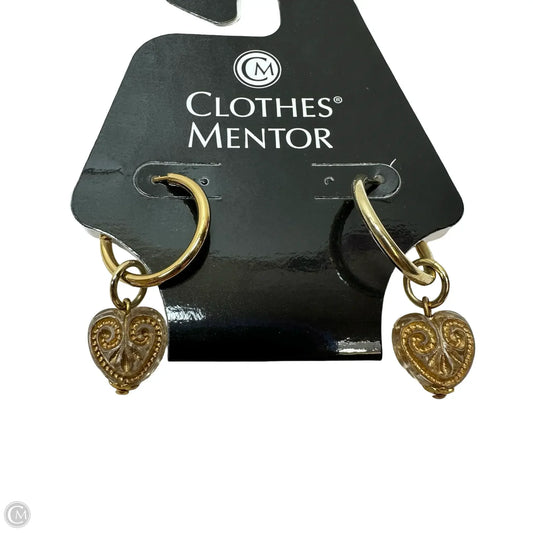 Gold hearts Earrings Dangle/drop By Clothes Mentor