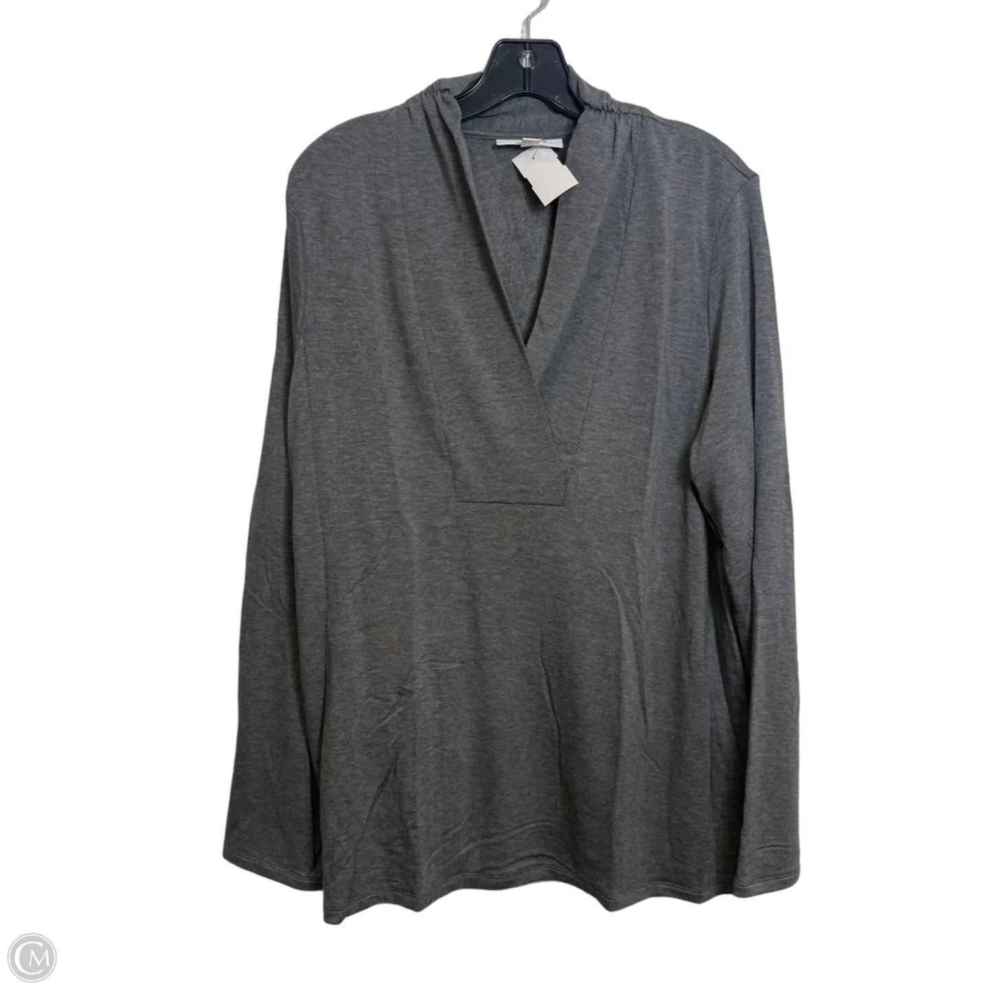 Top Long Sleeve By J. Jill In Grey, Size: L