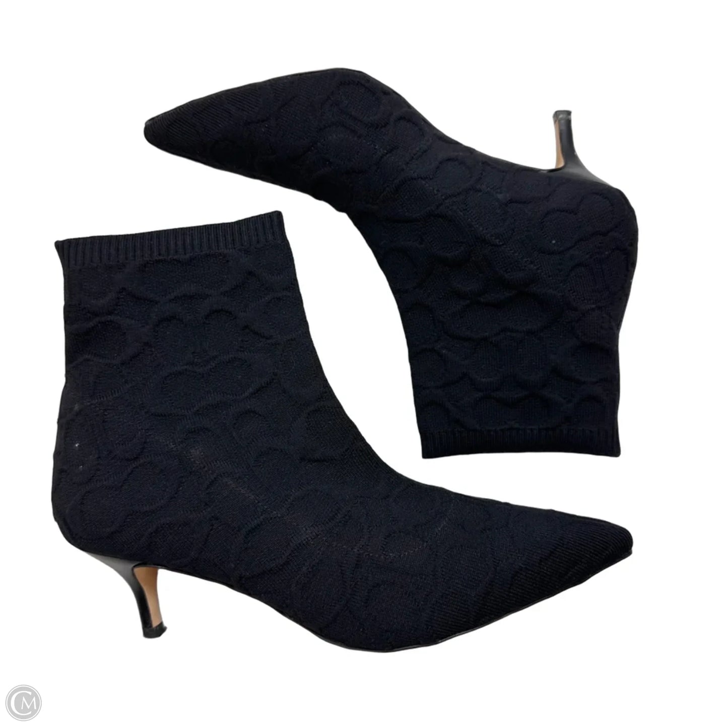Boots Designer By Coach In Black, Size: 8