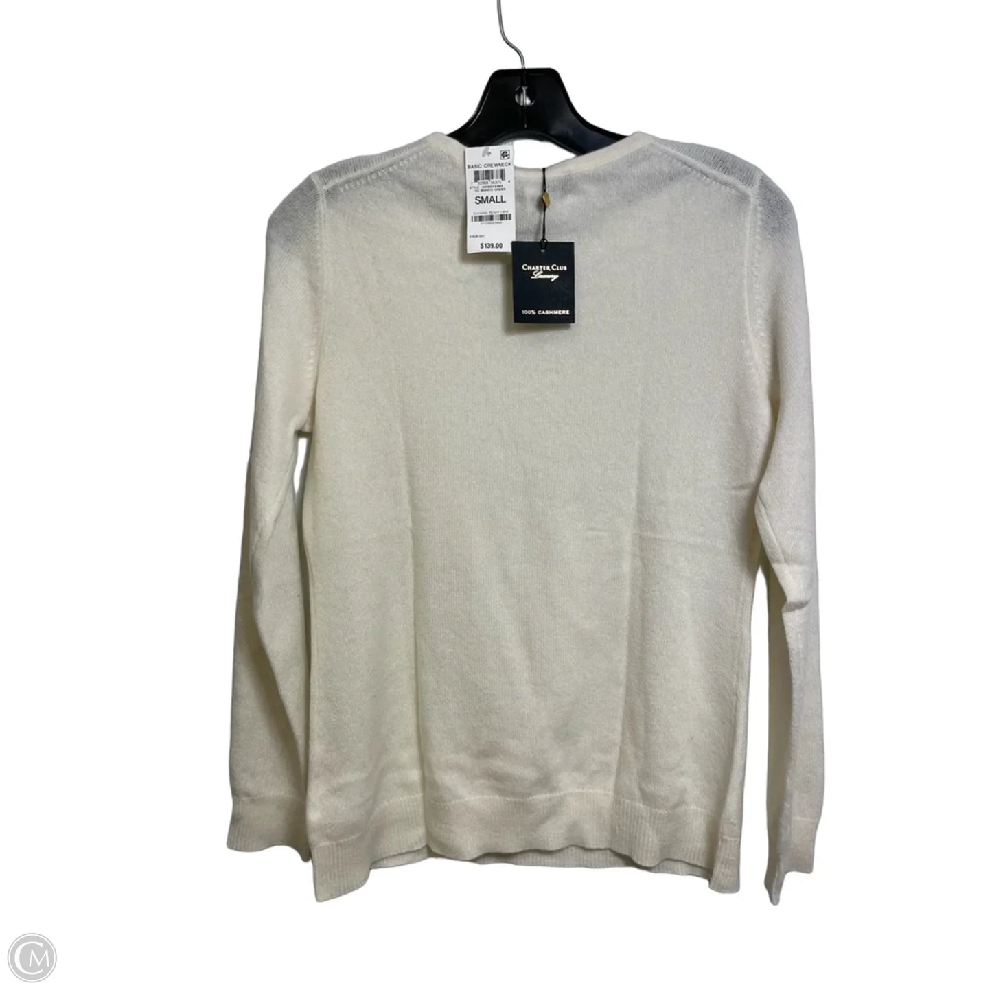 Cashmere Sweater By Charter Club In Cream, Size: S