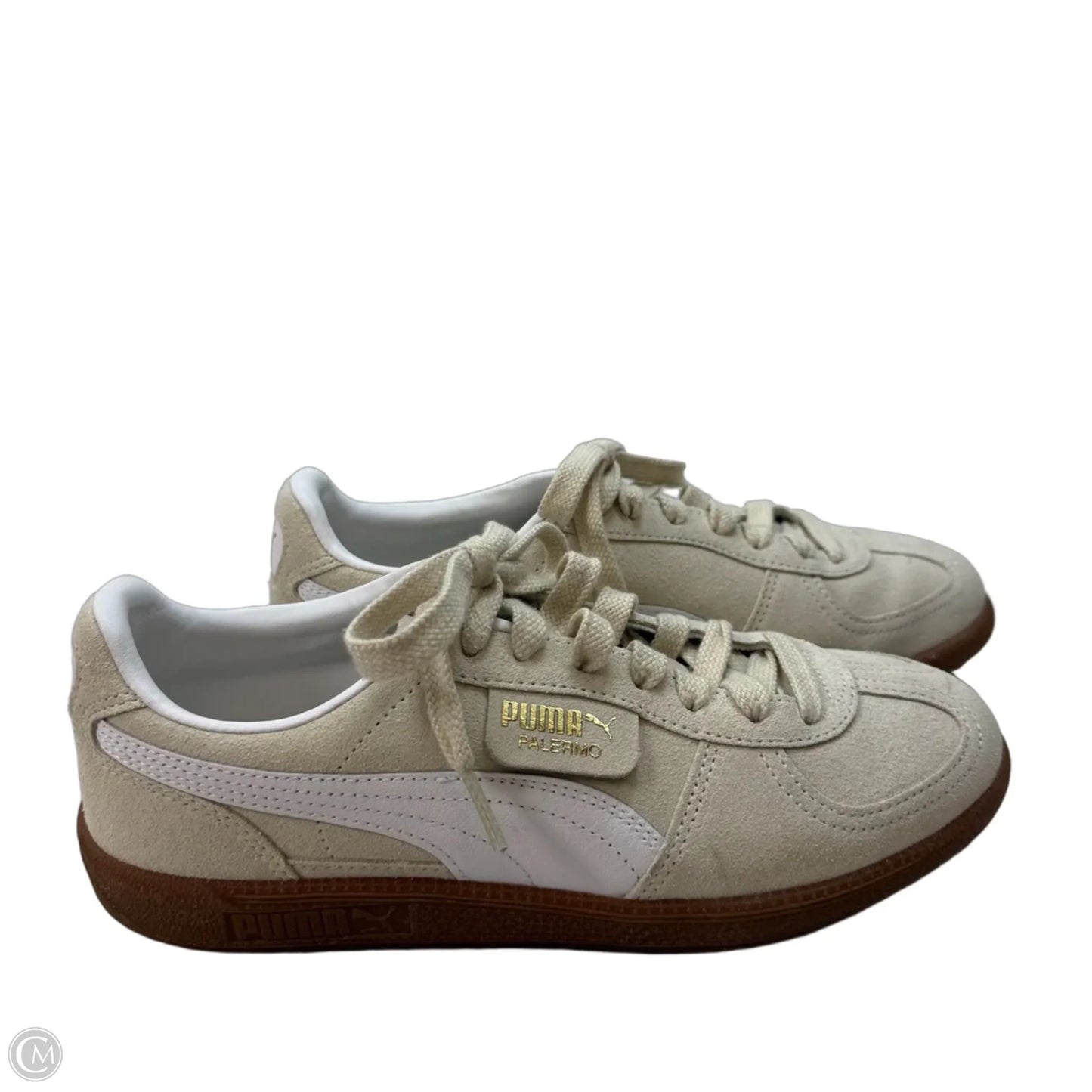 Shoes Sneakers By Puma In Cream, Size: 8.5
