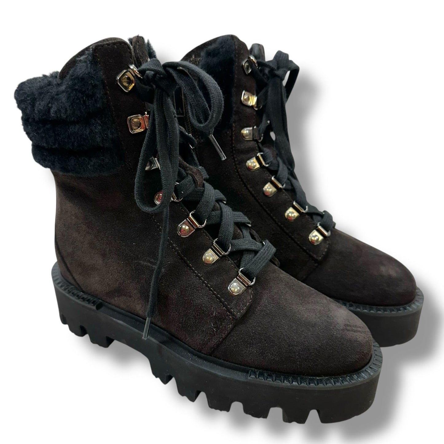 Boots Hiking By Aquatalia In Brown, Size: 5