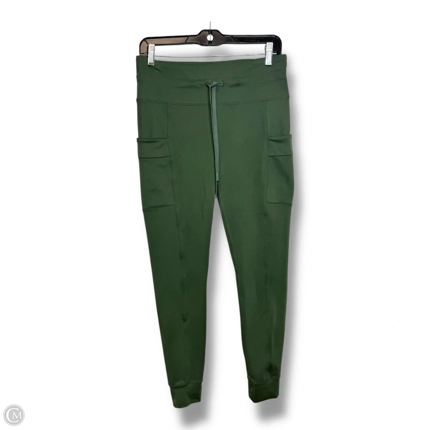 Athletic Leggings By Eddie Bauer In Green, Size: L
