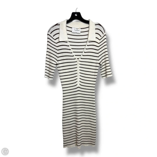 Dress Casual Short By Abercrombie And Fitch In Striped Pattern, Size: Xl