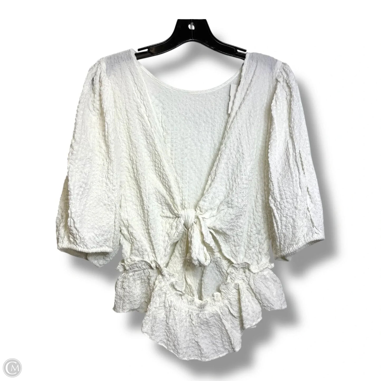 Top Short Sleeve By Free People In White, Size: Xl