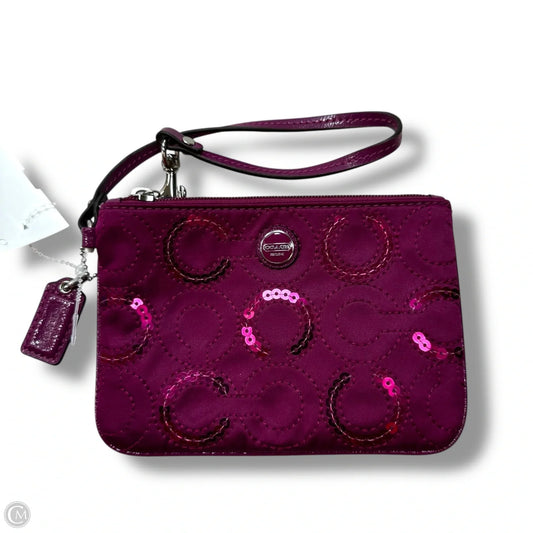 Wristlet Designer By Coach, Size: Small