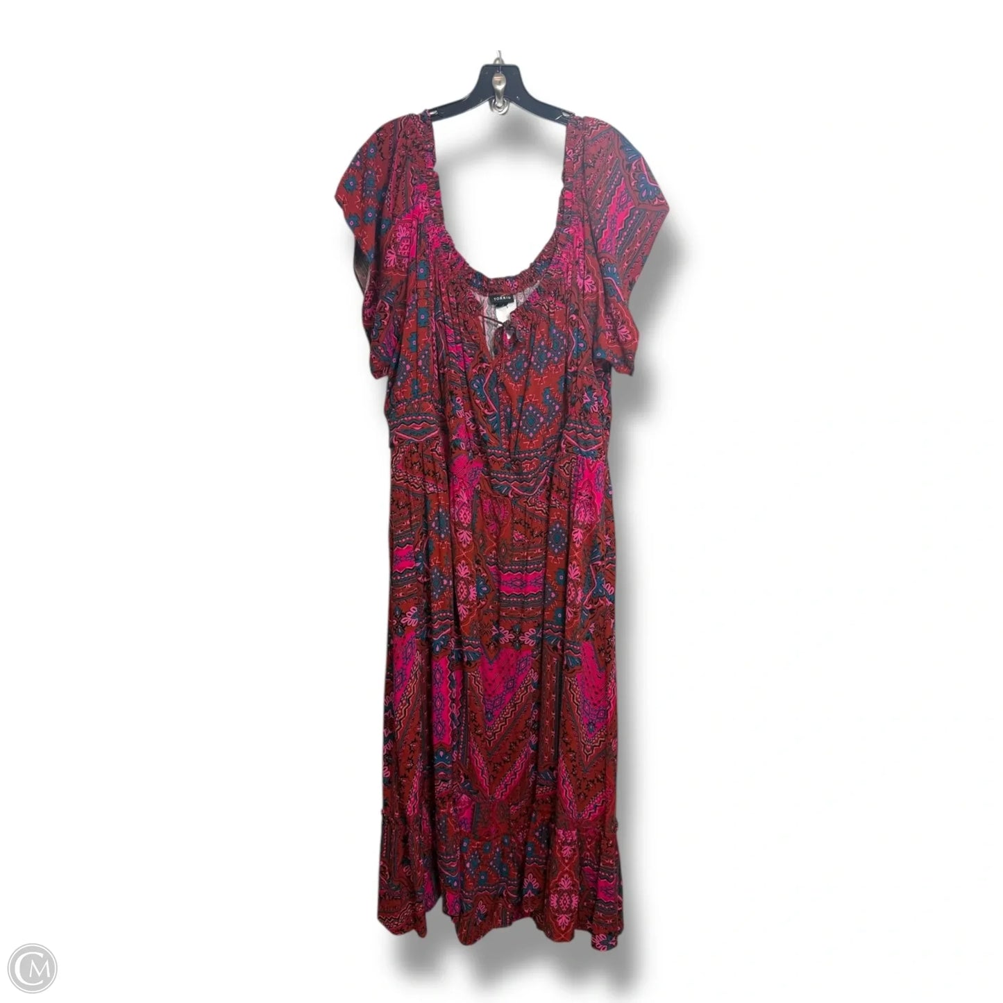 Dress Casual Maxi By Torrid In Multi-colored, Size: 4x