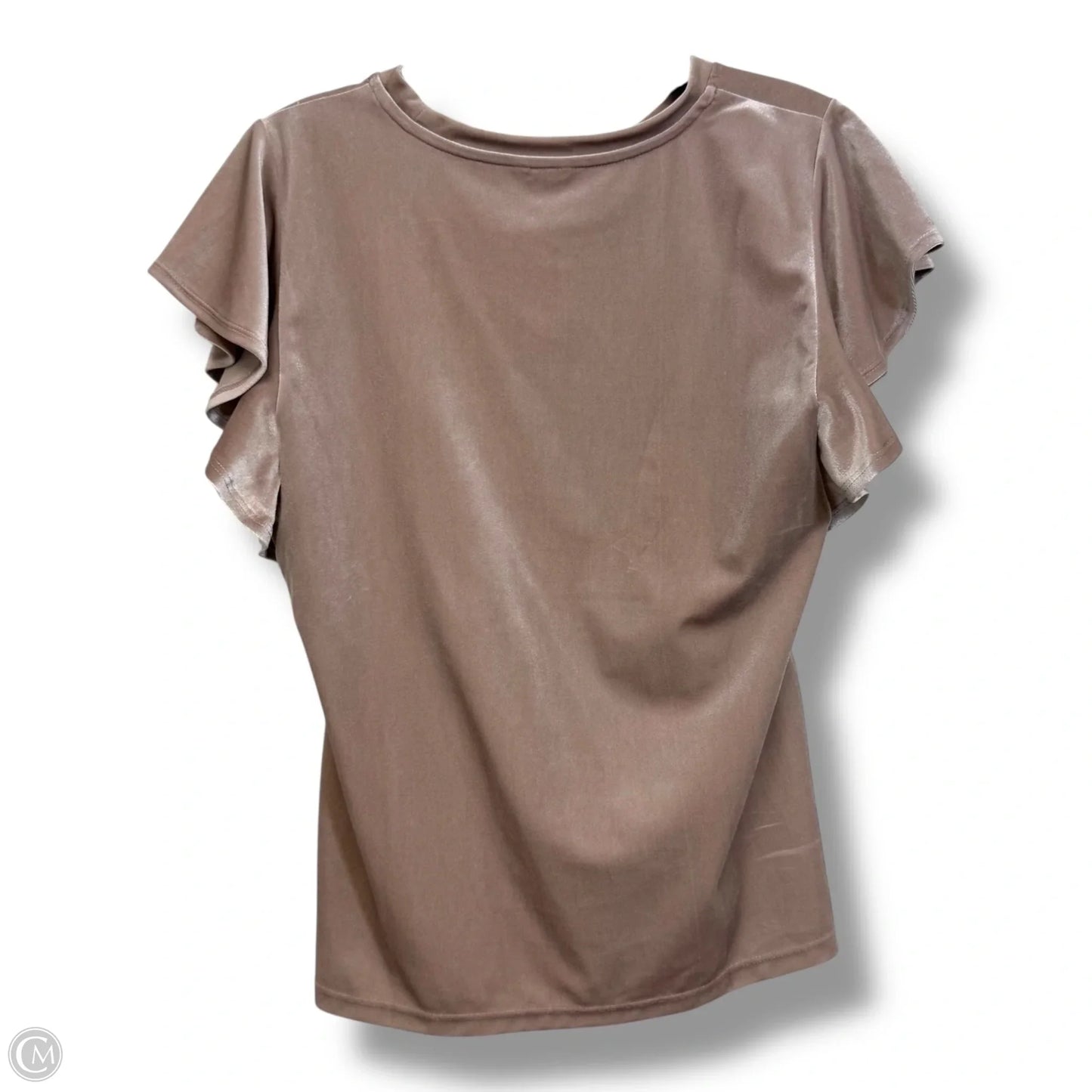 Top Short Sleeve Basic By Ann Taylor In Mauve, Size: S