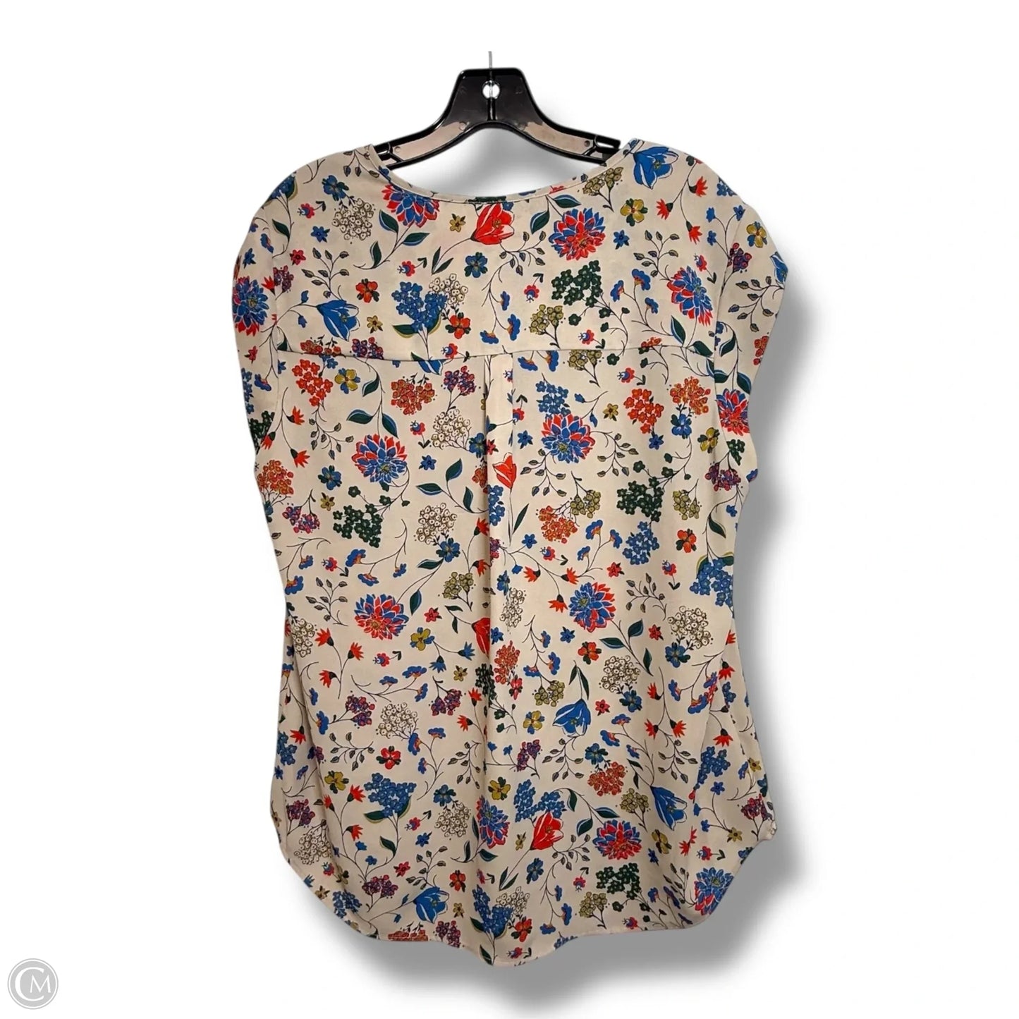 Top Sleeveless By Dr2 In Floral Print, Size: L