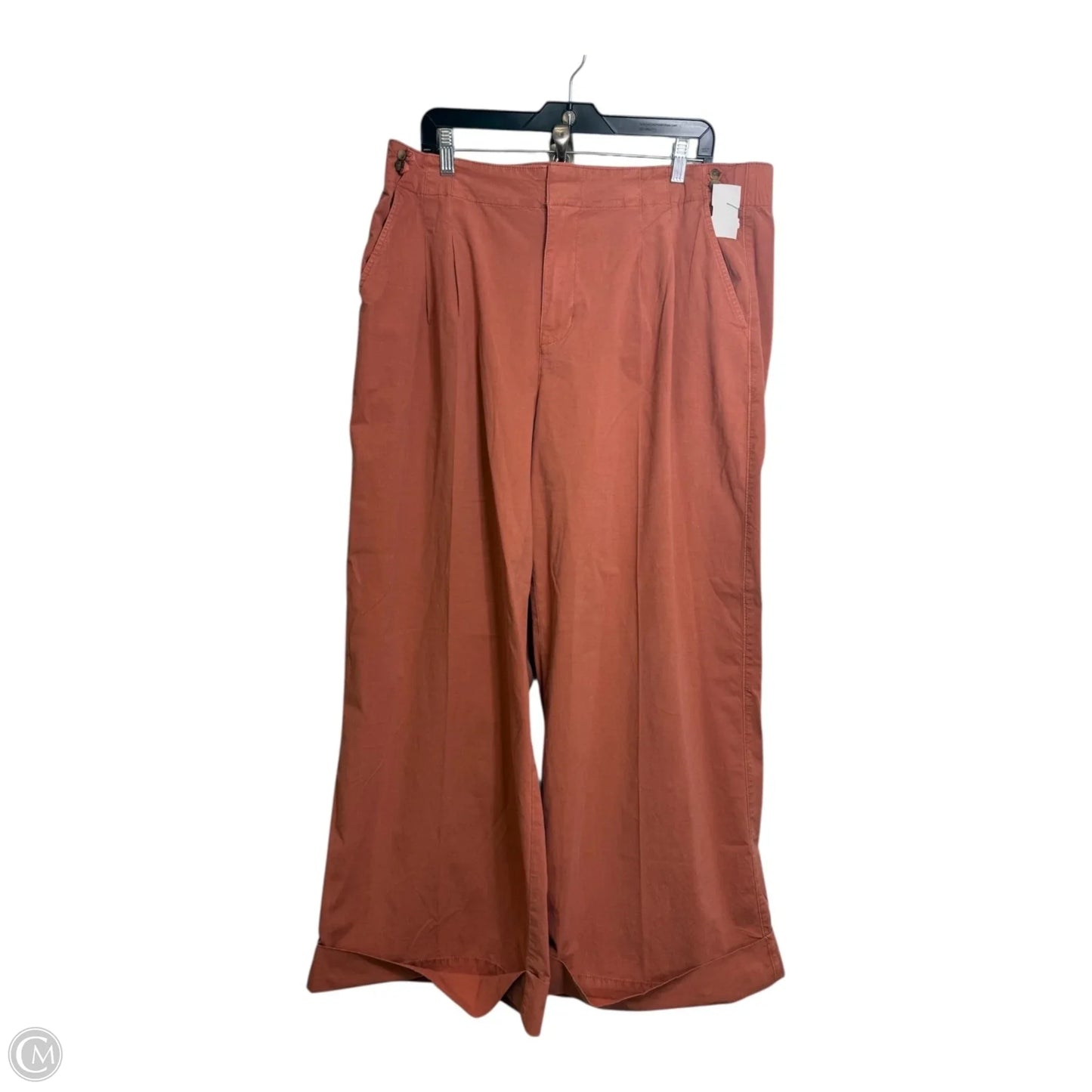 Pants Wide Leg trouser By American Eagle In Peach, Size: 16