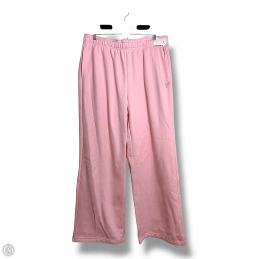 Athletic Pants By Fabletics In Pink, Size: Xl