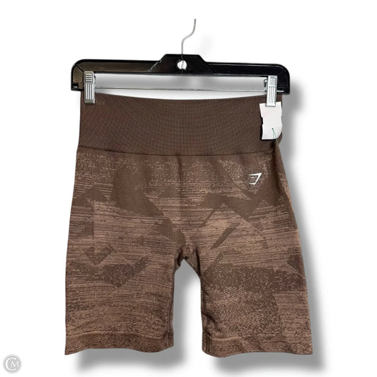 Athletic Shorts By Gym Shark In Tan, Size: M