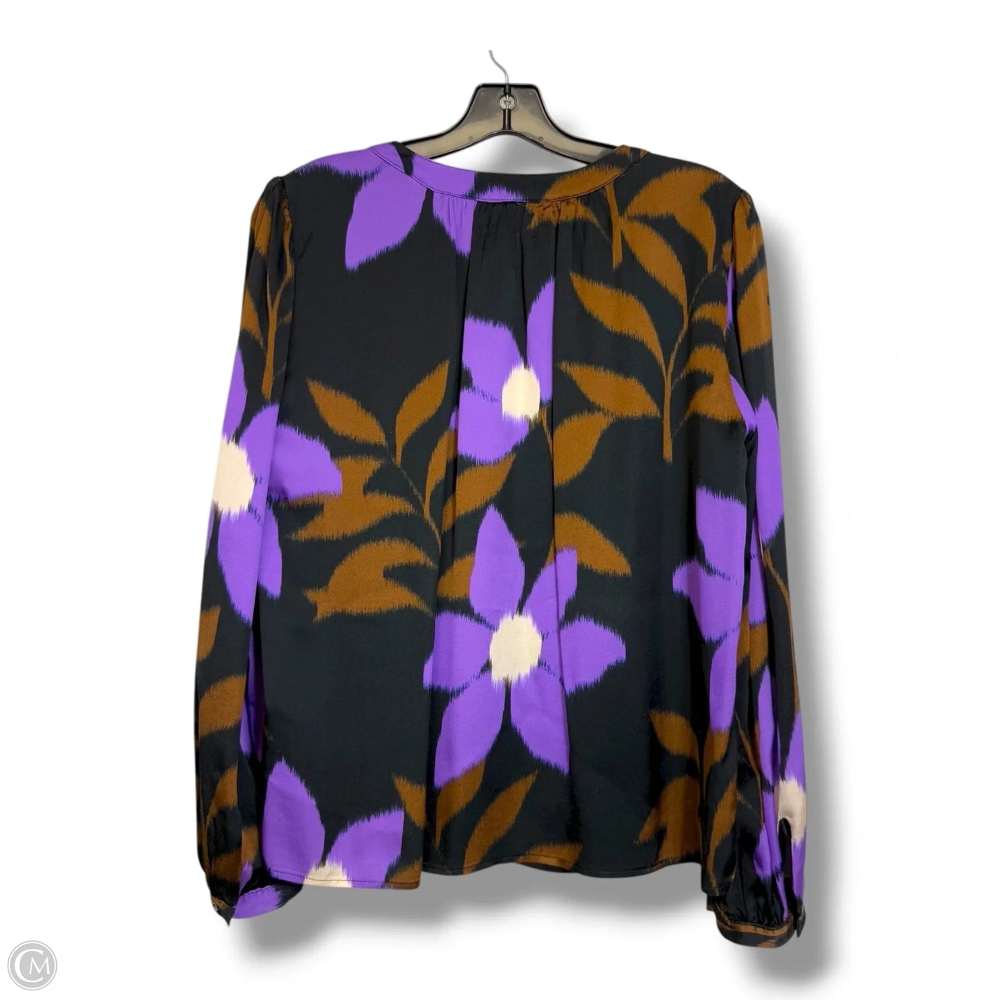 Top Long Sleeve By Velvet By Graham & Spencer In Floral Print, Size: S