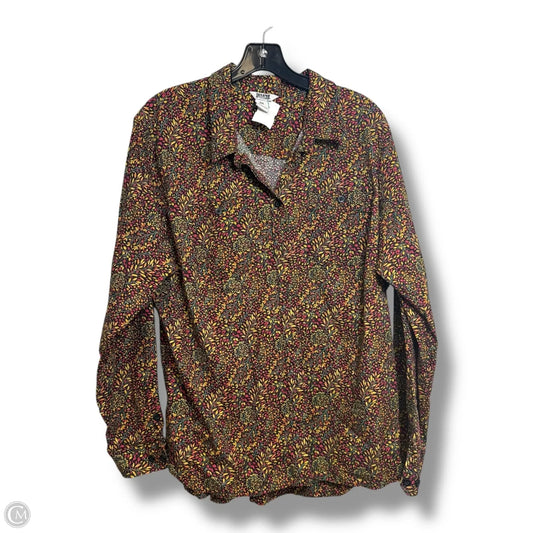 Top Long Sleeve By Duluth Trading In Multi-colored, Size: Xxl