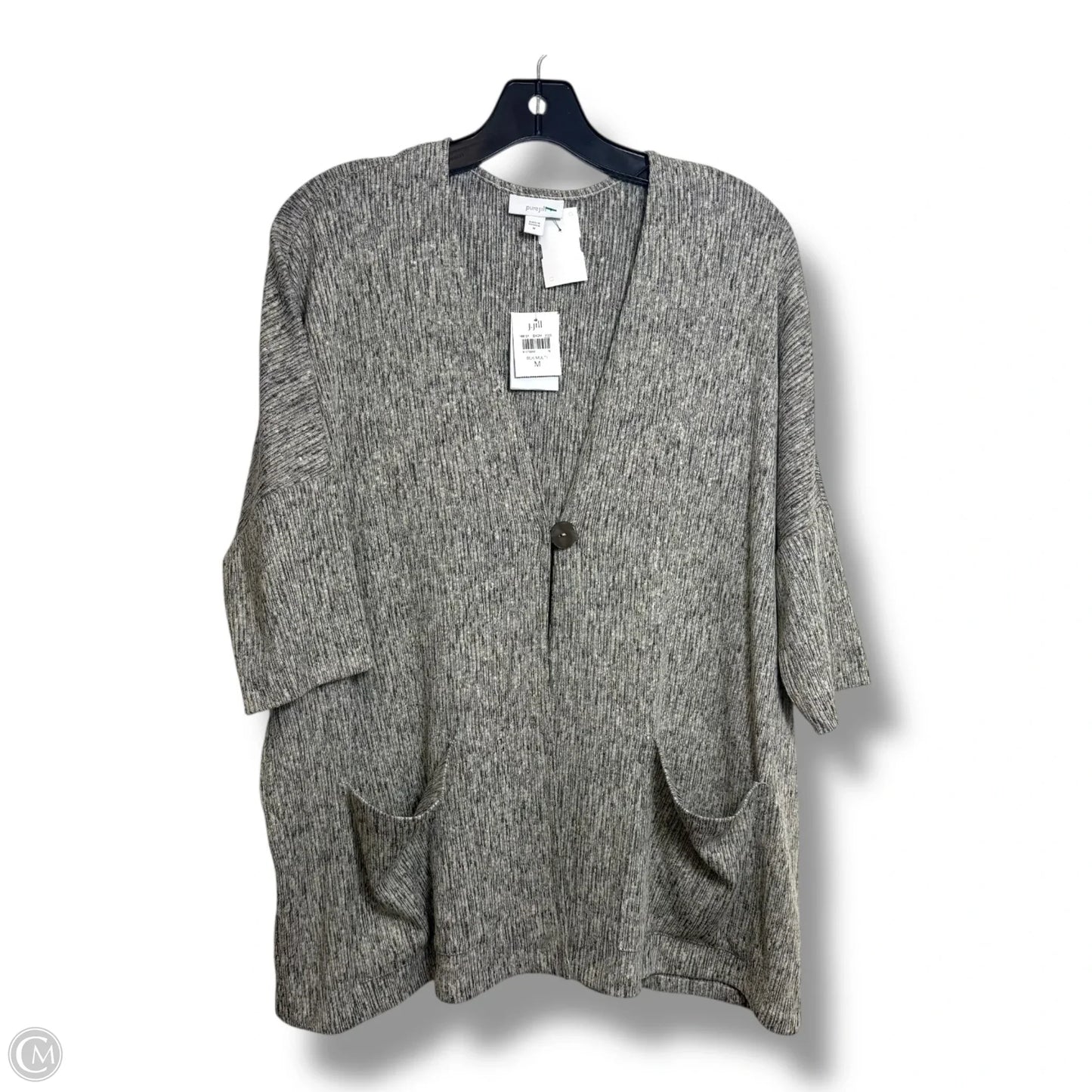 Cardigan By J. Jill In Grey, Size: M
