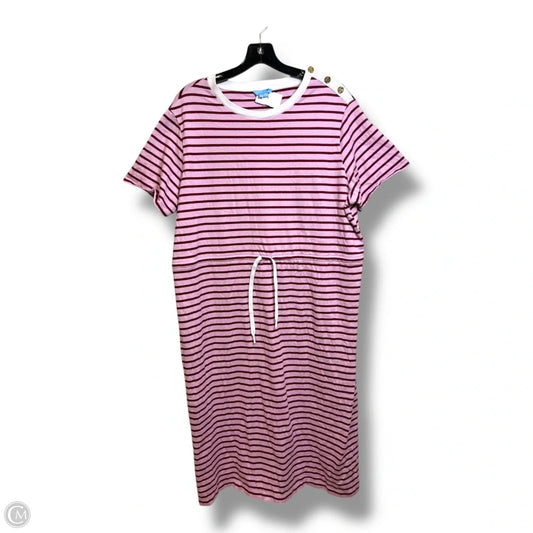 Dress Casual Midi By Draper James In Striped Pattern, Size: 10