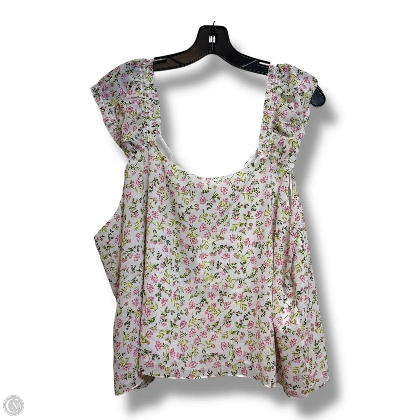 Top Sleeveless By J. Crew In Floral Print, Size: 3x