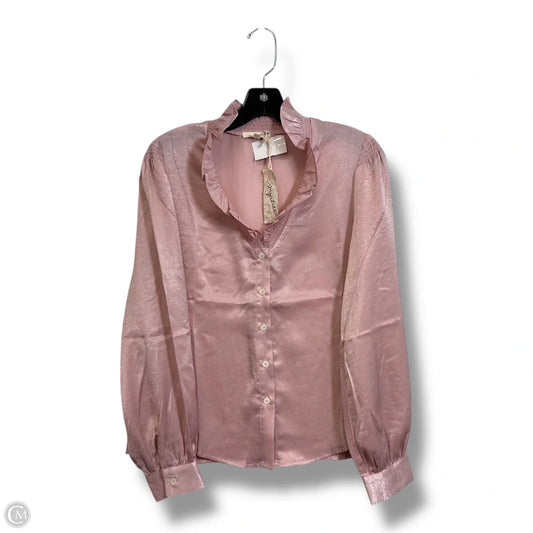 Top Long Sleeve Basic By Mystree In Purple, Size: S