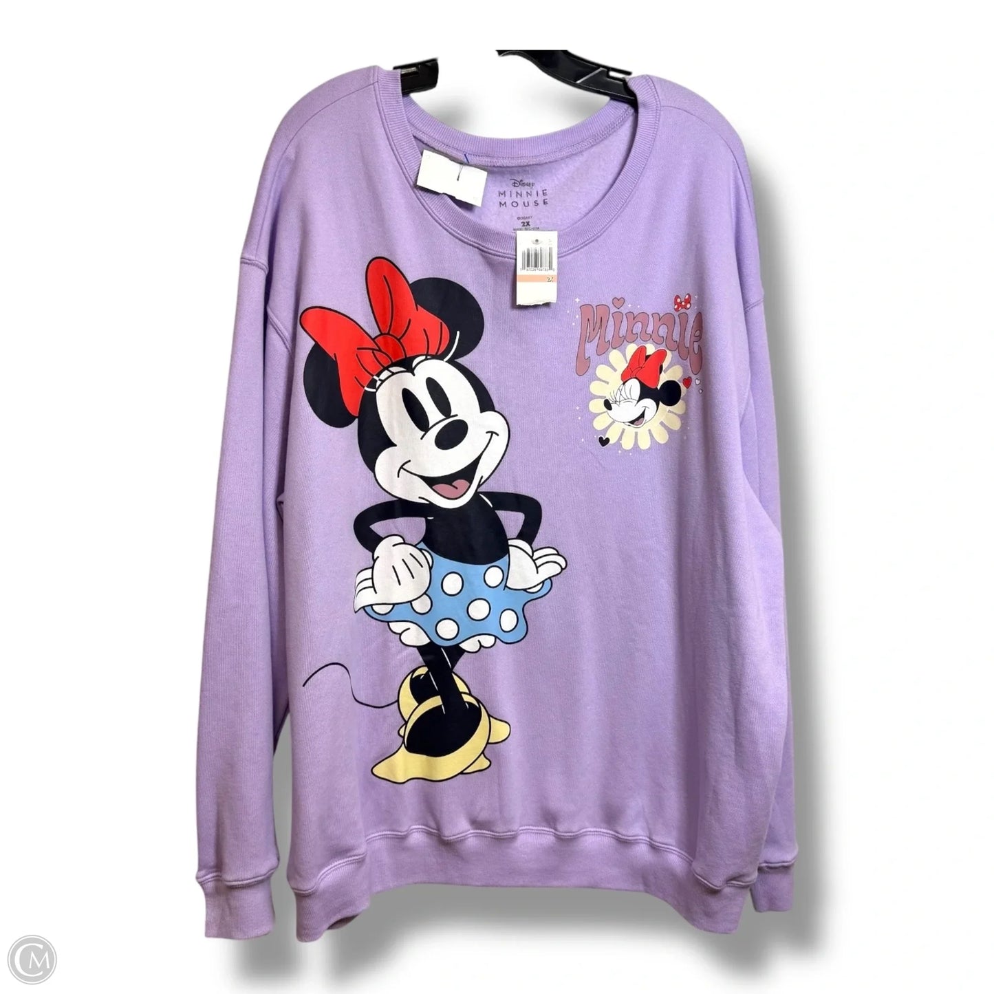 Top Long Sleeve By Clothes Mentor In Purple, Size: 2x