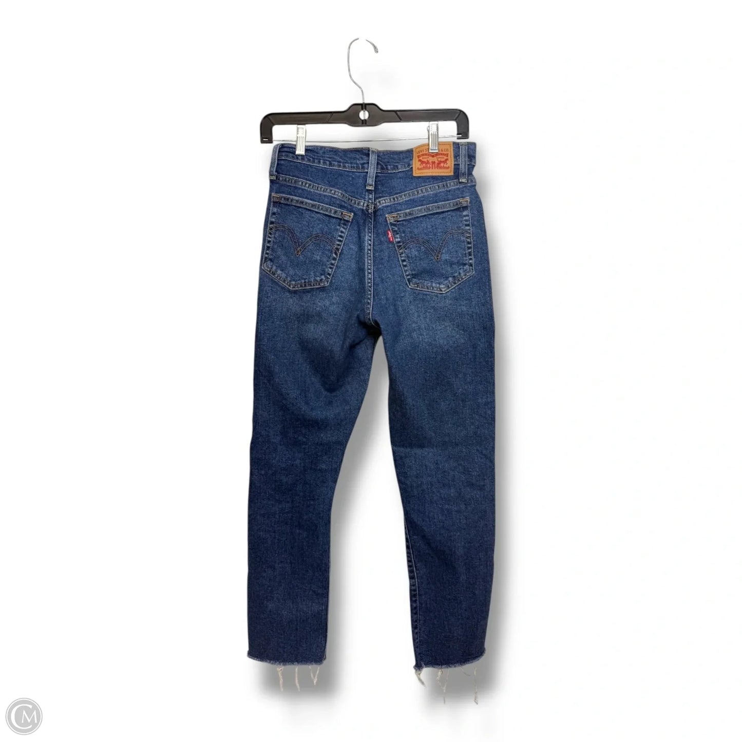 Jeans Straight By Levis In Blue Denim, Size: 6