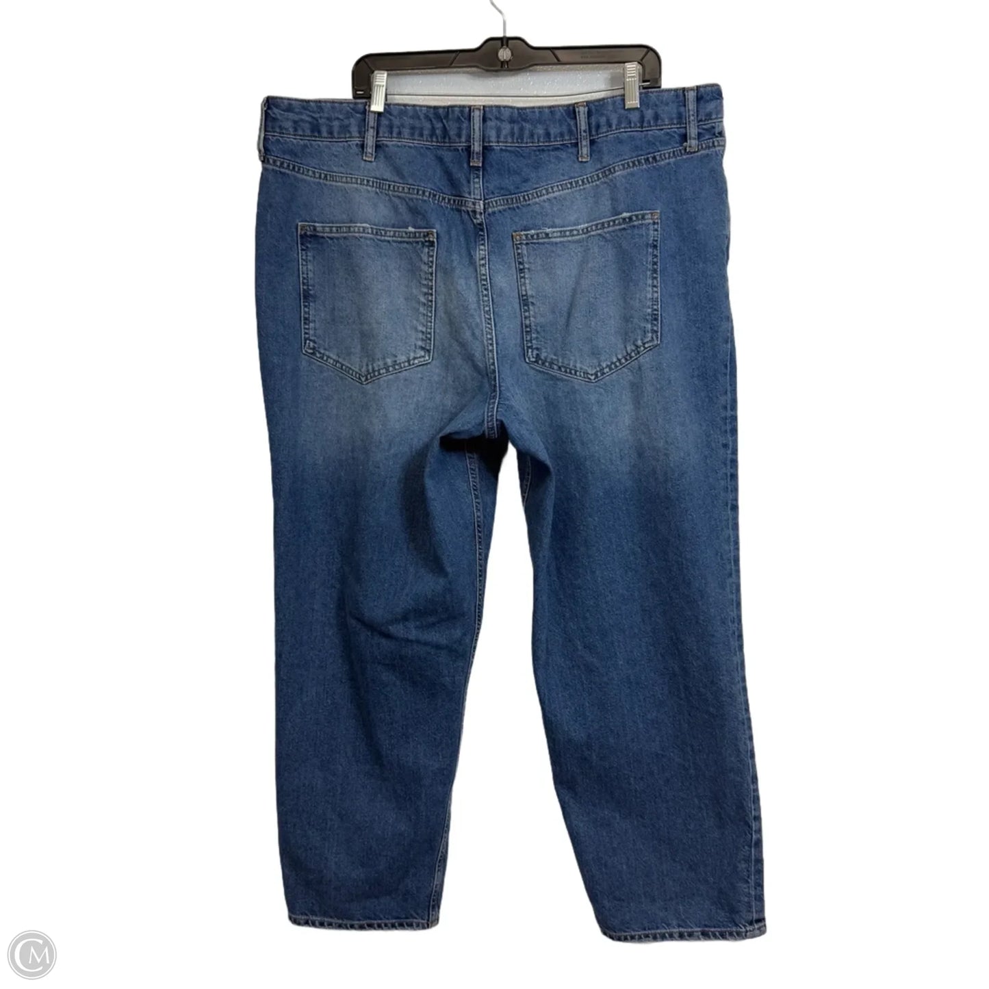 Jeans Straight By Boden In Blue Denim, Size: 16