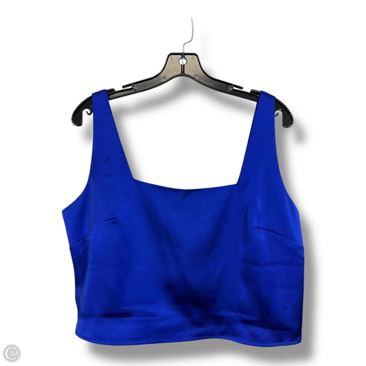 Top Sleeveless Basic By Express In Blue, Size: L