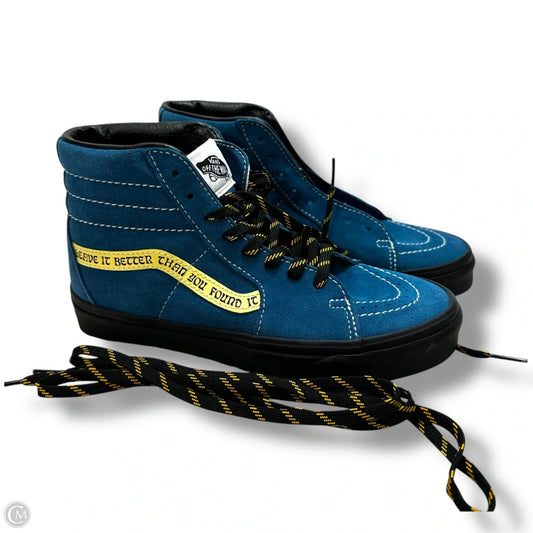 Shoes Flats By Vans In Blue, Size: 6.5