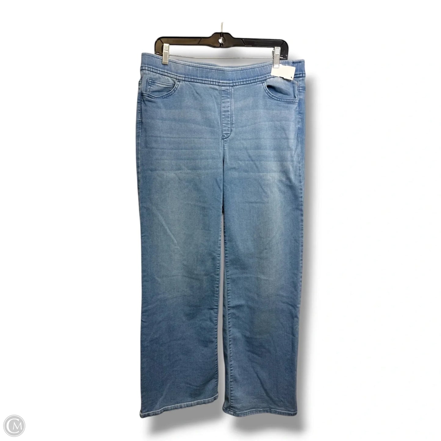 Jeans Wide Leg By J. Jill In Blue Denim, Size: M