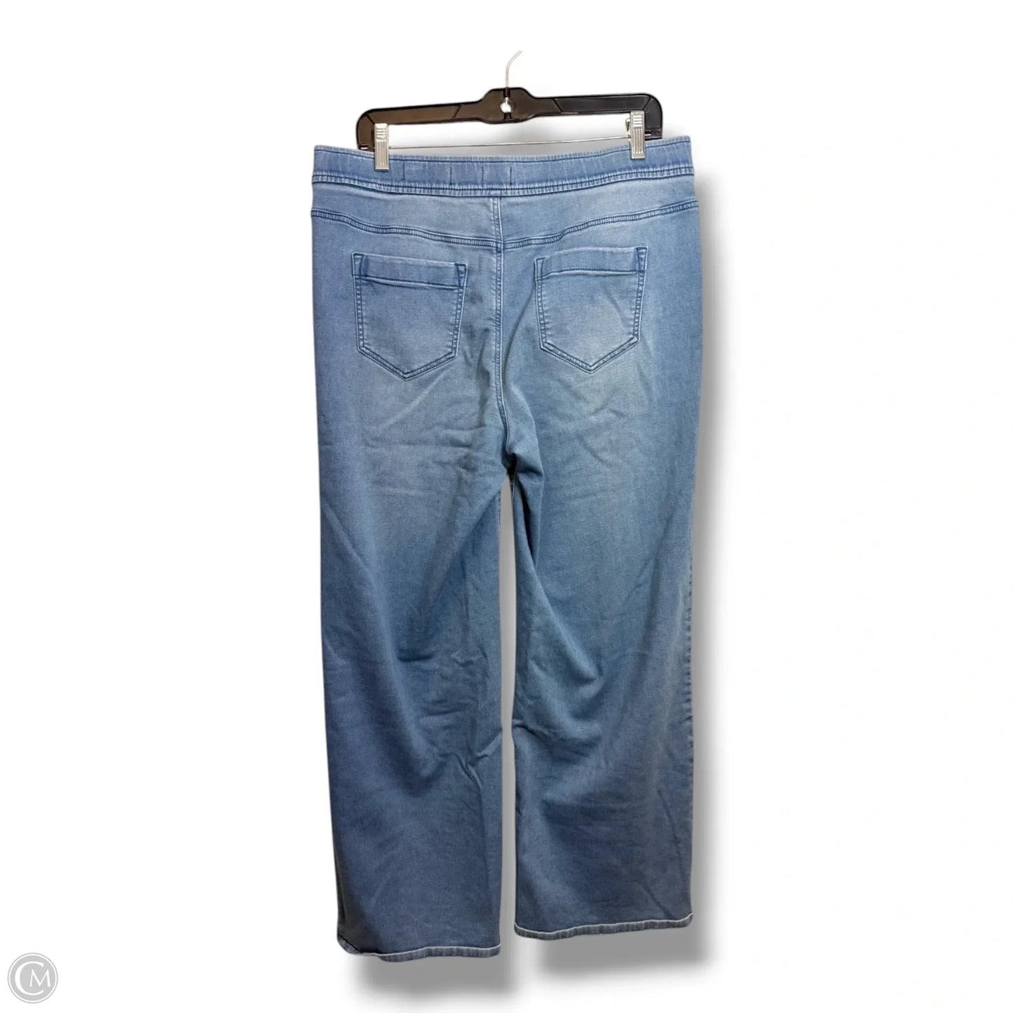 Jeans Wide Leg By J. Jill In Blue Denim, Size: M