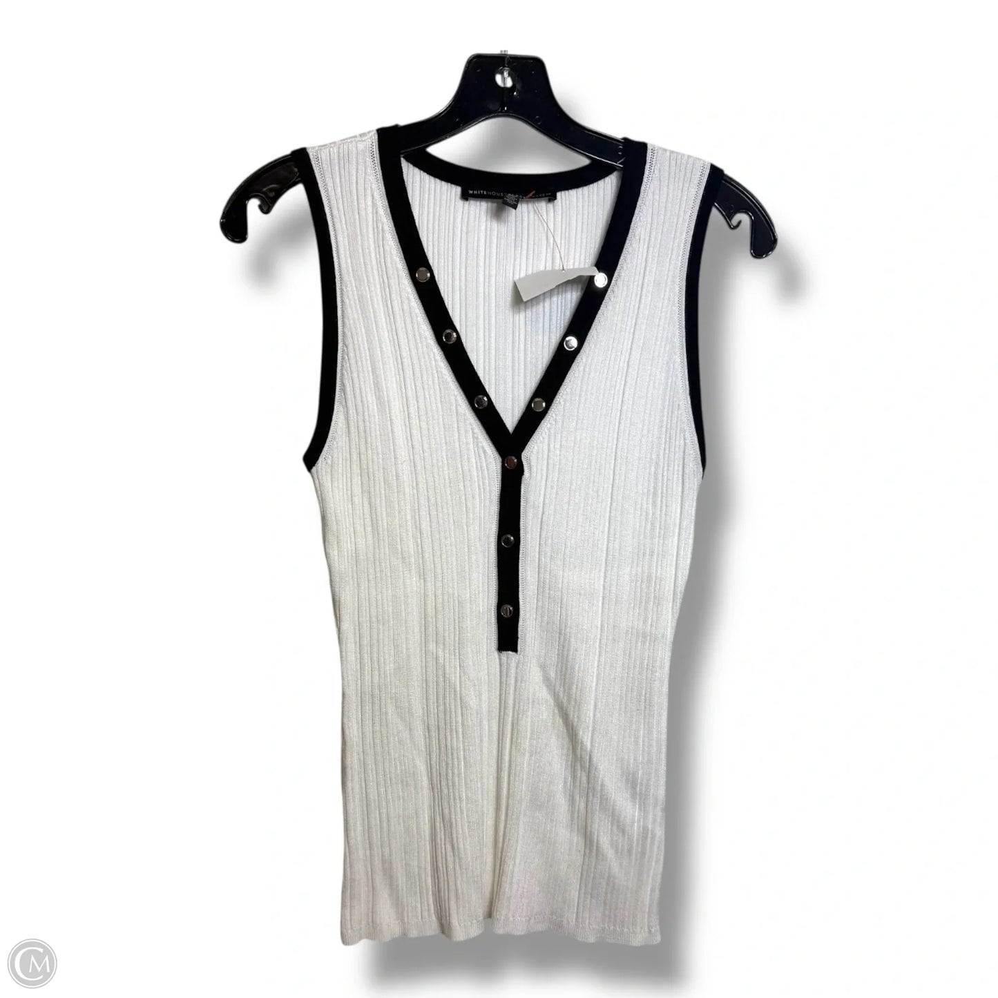 Top Sleeveless By White House Black Market In White, Size: M