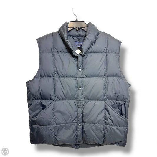 Puffer Vest By Lands End In Black, Size: Xl 46-48
