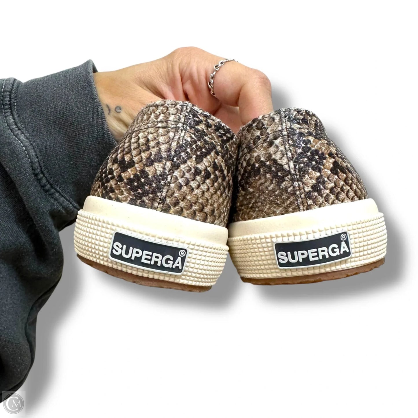 Shoes Sneakers By Superga In Snakeskin Print, Size: 8