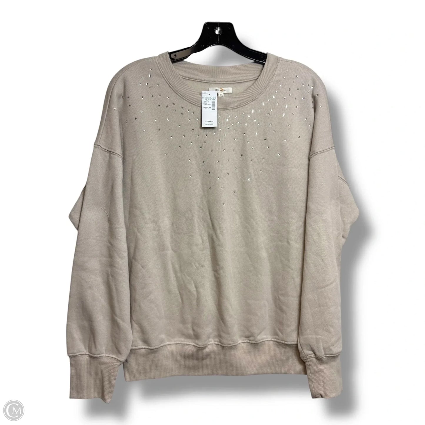 Top Long Sleeve By Maurices In Tan, Size: M