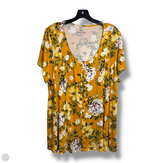 Top Sleeveless Basic By Torrid In Yellow, Size: 3x