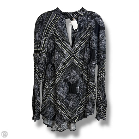 Top Long Sleeve By Free People In Black, Size: S