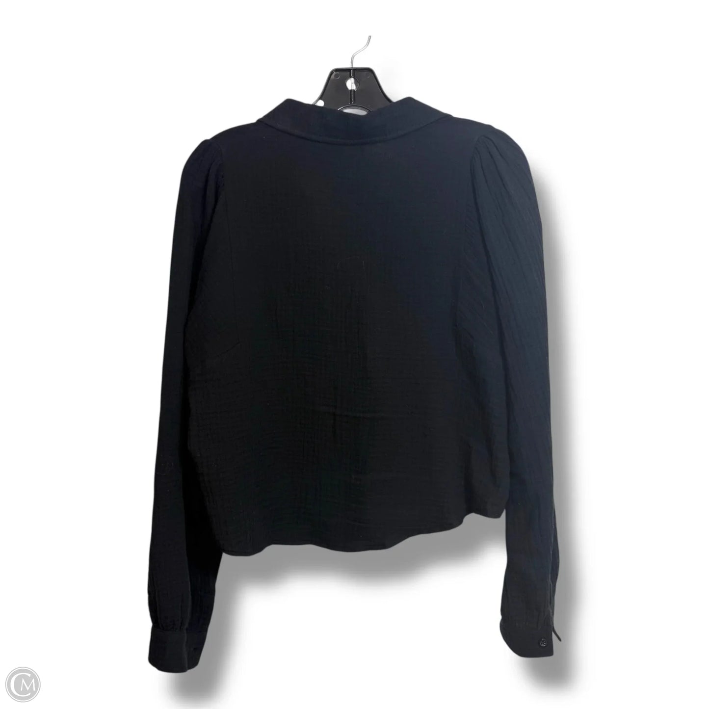Top Long Sleeve By Z Supply In Black, Size: S