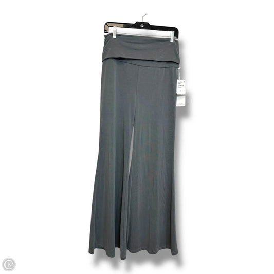 Fold over wide leggings pants By Good American In Grey, Size: M
