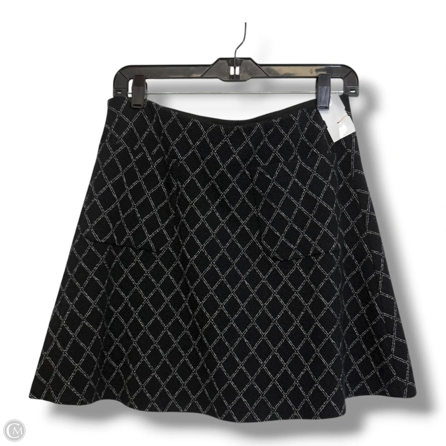 Skirt Mini & Short By Loft In Black & White, Size: S
