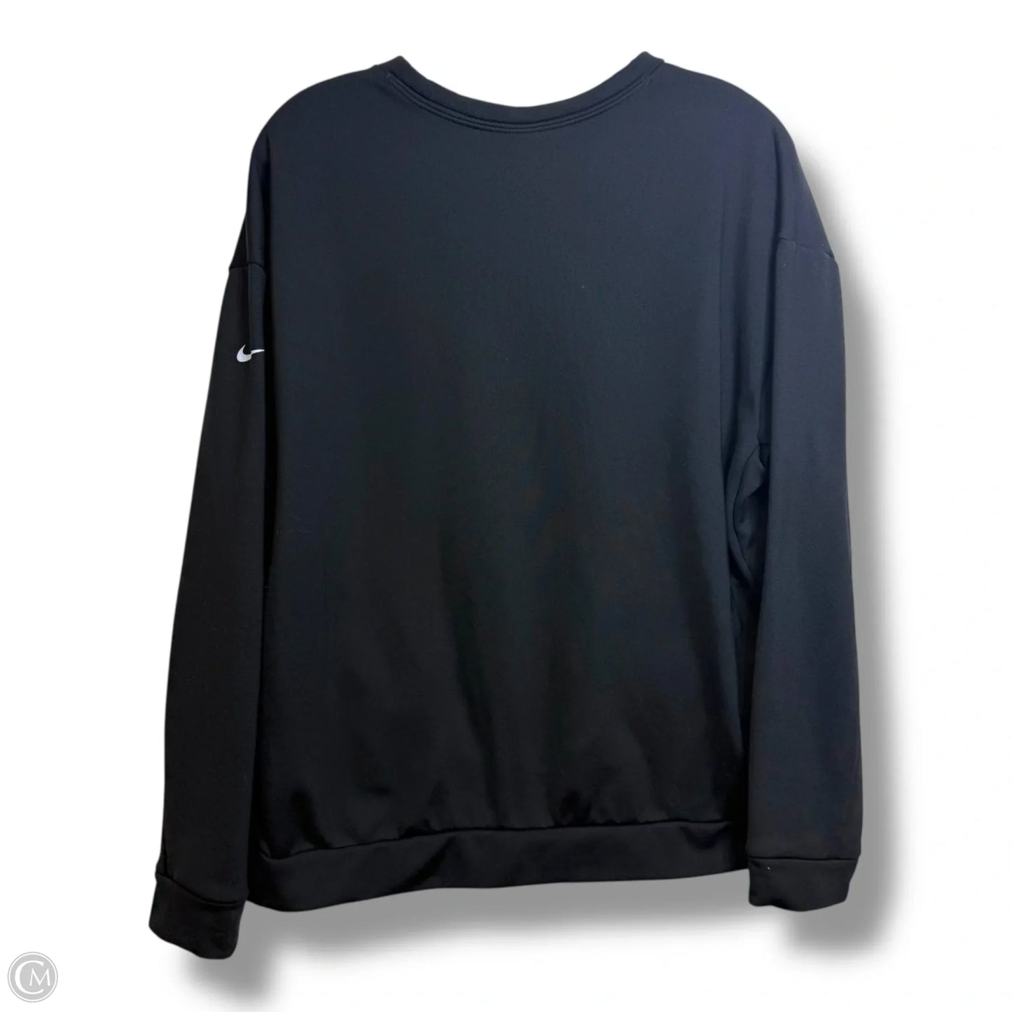 Athletic Sweatshirt Crewneck By Nike In Black, Size: L