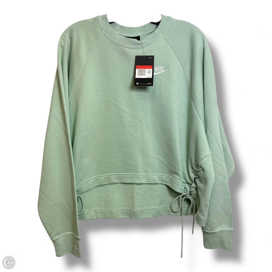Loose fit Sweatshirt Crewneck By Nike In Green, Size: L